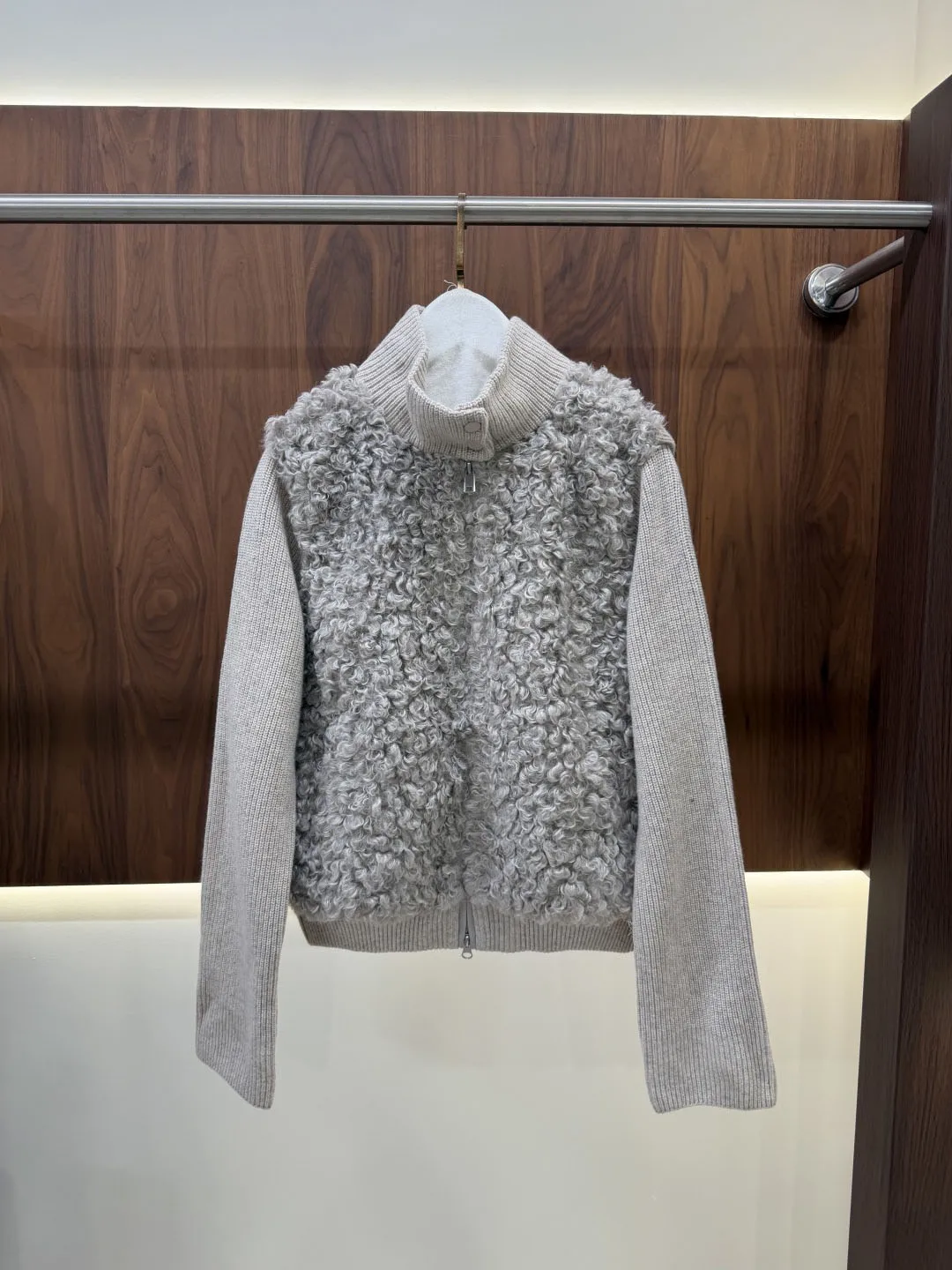 New Fall/Winter High-Quality, Fashionable Women'S Wool-And-Goose-Down Patchwork Coat 2026