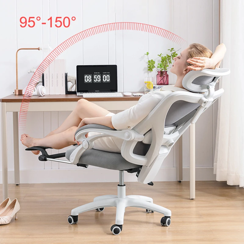 Ergonomic Mobile Office Chairs Handrail Sedentary Furniture Rotate Commerce Office Chairs Simplicity Work Cadeiras De Escritorio