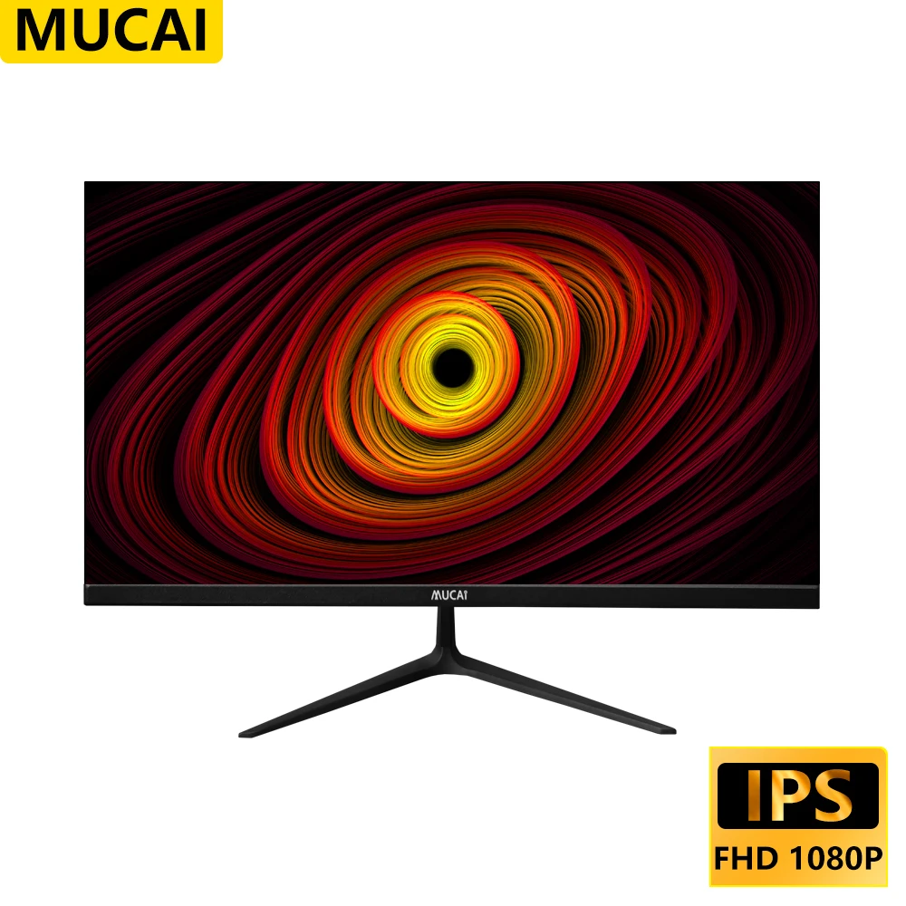 MUCAI-Monitor IPS N221E para oficina, de 22 pulgadas FHD pantalla de luz, 1080P, Compatible con HDMI, alimentación Por 1920x1080