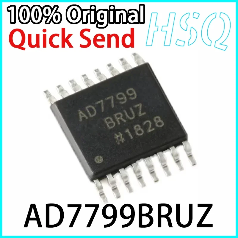 2PCS Original AD7799BRUZ-REEL AD7799 TSSOP-16 24 Bit Analog-to-digital Converter ADC Brand New in Stock