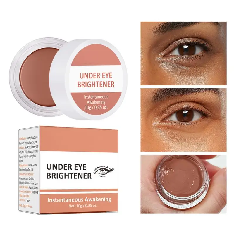 1 peça 10g corretivo de cobertura completa para contorno de olheiras de manchas de acne-base de acabamento natural para todos os tons e tipos de pele