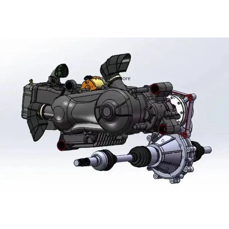 Motore Gy6 da 250 cc 300 cc con differenziale