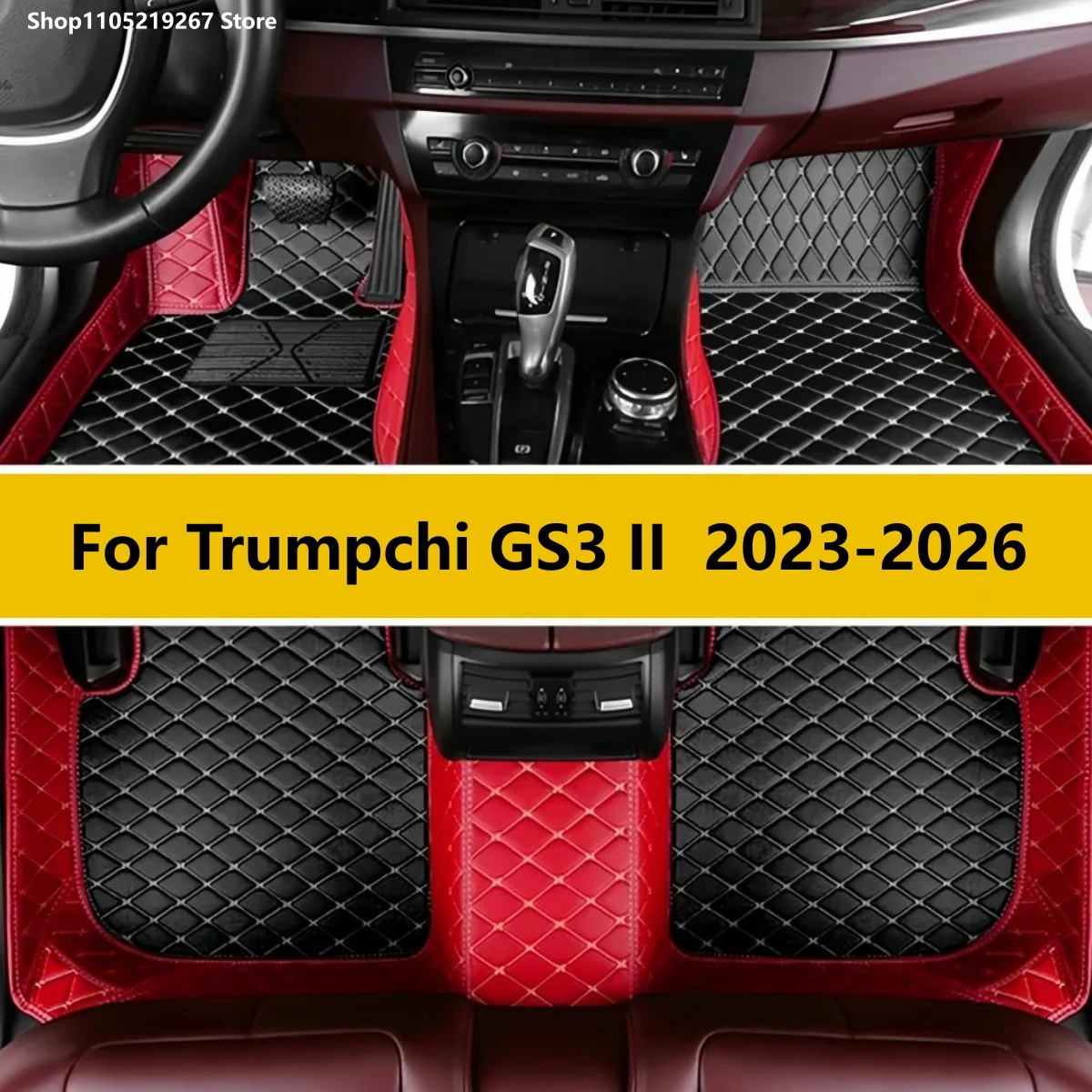 

Car Floor Mat For Trumpchi GS3 II GAC GS3 Emzoom 2023 2024 2025 2026 Waterproof Cover Floor Carpet Car Accessories