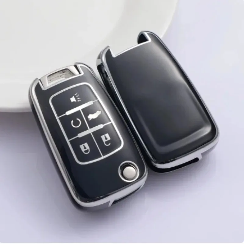 Auto-Fernschlüsseletui für Chevrolet Cruze Aveo Trax Opel Astra Corsa Meriva Zafira Antara J Buick TPU Schutzhülle Fob