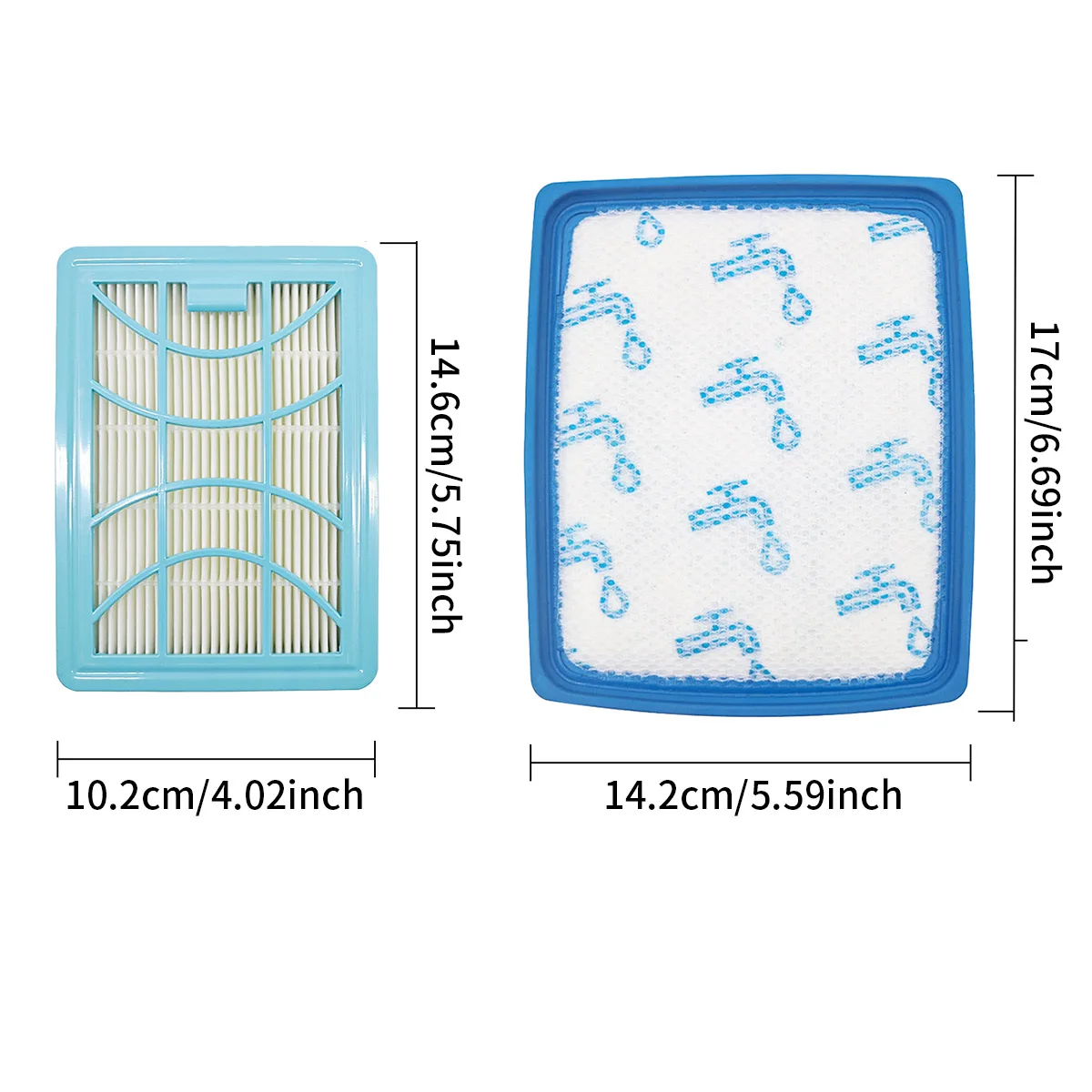 FC6042/01 FC8003/01 Filter Replacement Parts for Philips PowerPro Expert 7000 Series Vacuum FC9745/09 FC9747/09 FC9729/09 FC9741