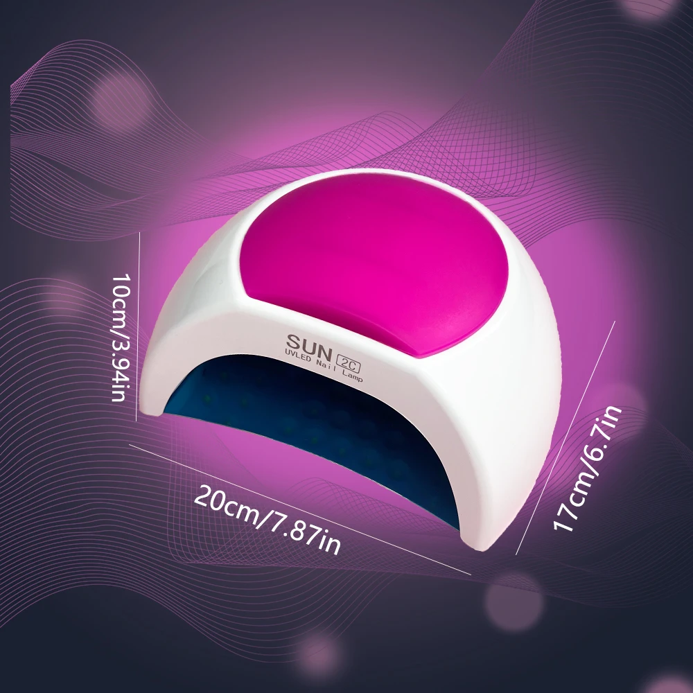 LULAA Professional UV LED Nail Lamp for Salon for Gel Nail Polish Curing with Auto Sensor and 3 Timers Fast Curing Nail Dryer image 6