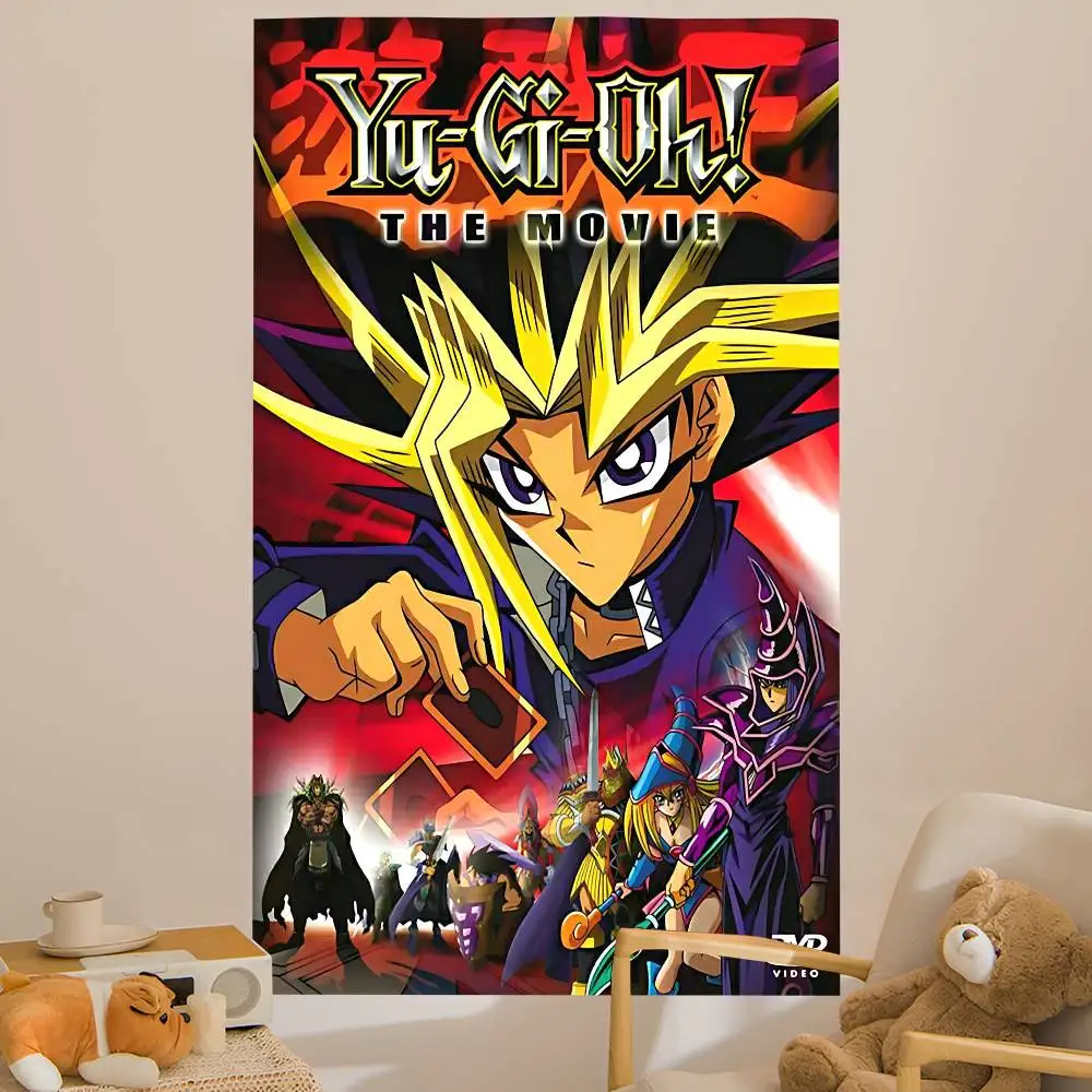 Japanese Manga Yu-Gi-Oh Cartoon Tapestry Art Science Fiction Room Home Decor Wall Hanging Sheets