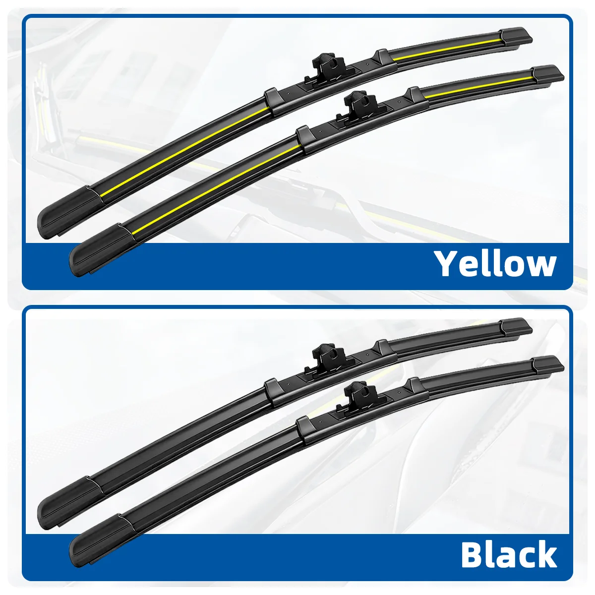 2pcs Car Windshield Wiper For Ford  Fusion Maverick 2000-2026 Front Wipers Blade Premium Accessories 2025 2024 2023 2022 2021