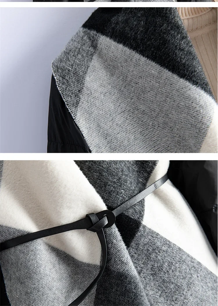 2025年冬向け、女性用高級ホワイトダックダウンロングダウンジャケット、ウエストシェイプでスリム効果のある新スタイル