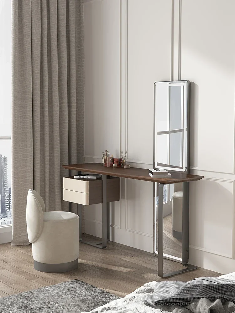 Dresser Bedroom Modern Minimalist Dresser Full-Length Mirror Integrated Advanced Makeup Table