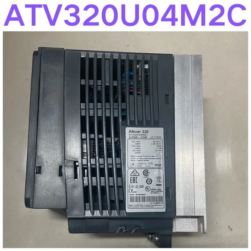 Second-hand test OK ATV320U04M2C frequency converter 0.37KW 220V