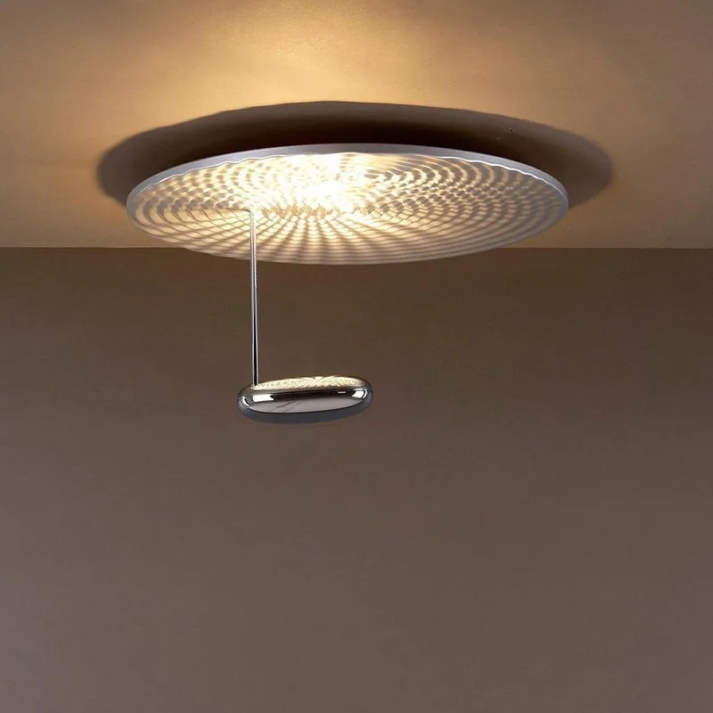 Italian water drop ceiling lamp, modern personality creative round dining room bedroom study living room designer chandelier