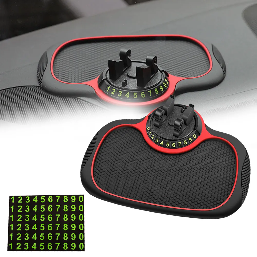 

Multi-Functional Car Anti-Slip Mat Auto Phone Holder Non Slip Sticky Anti Slide Dash Phone Mount Silicone Dashboard Car Pad Mat