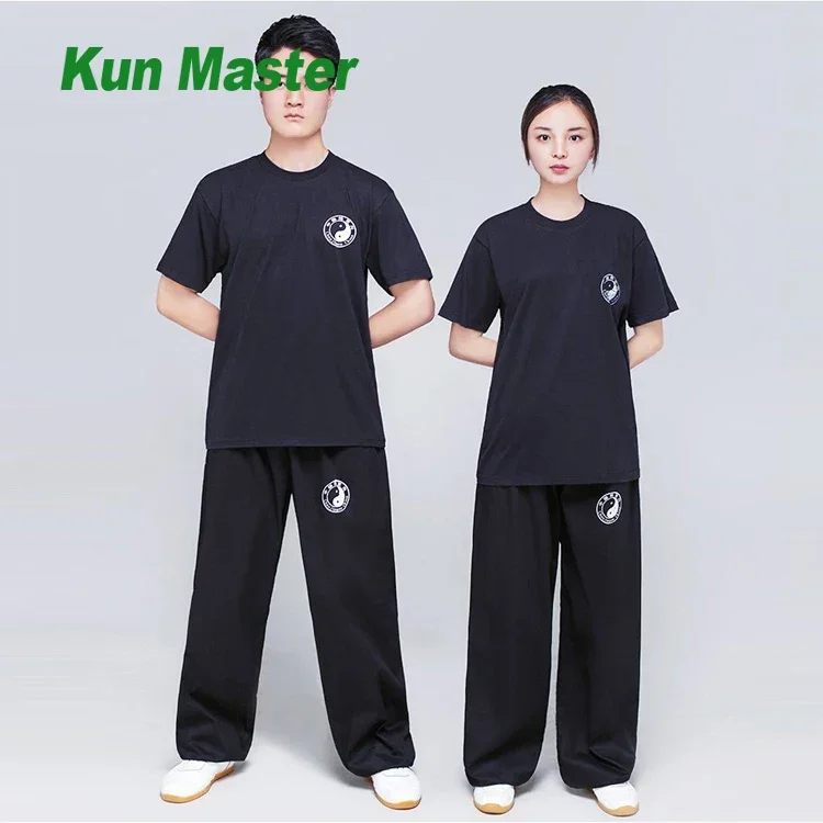 

Wushu Clothing Kung Fu Dress Tai Chi Clothes Martial Art Uniform Short Sleeve Cotten Women And Men Unisex Kun Master 2023 New