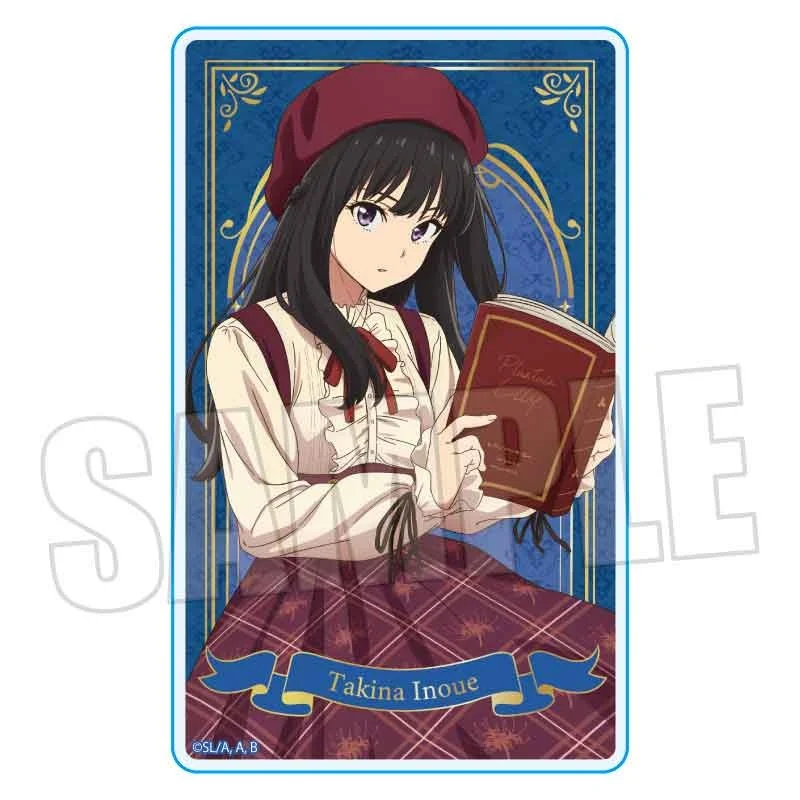 Anime Lycoris Recoil Cute Small Character Chisato Takina Mizuki Kurumi Walnut  Acrylic standing sign board Holiday Gifts