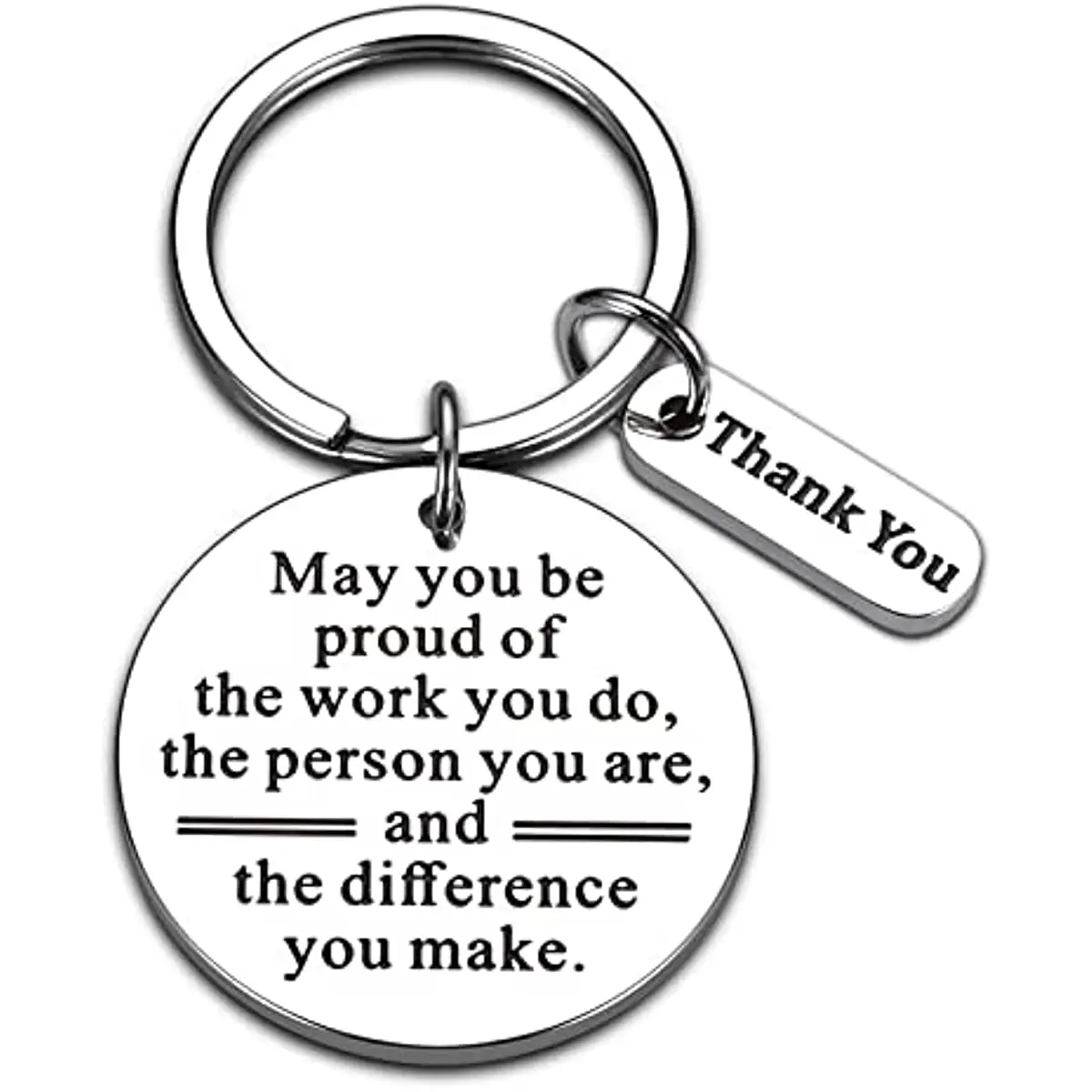 Coworker Leaving Gifts Thank You Inspirational Keychain Team Appreciation Present From Boss May You Be Proud of The Work You Do