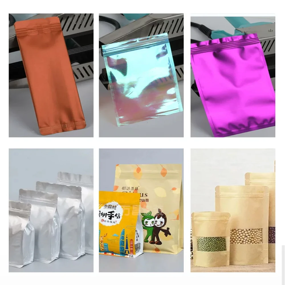 Handheld Impulse Heat Sealer Bag Sealer Multifunctional Thermal Sealing Machine for Aluminum Foil Kraft Paper Packaging Bags