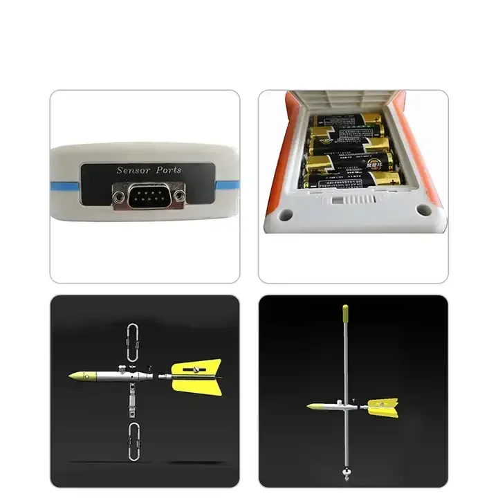 Flow Speed Meter Water Flow Velocity Meter Flow Rate Meter with Speed Range 0.01-5.00 m/s LCD Display Stylus Positioning