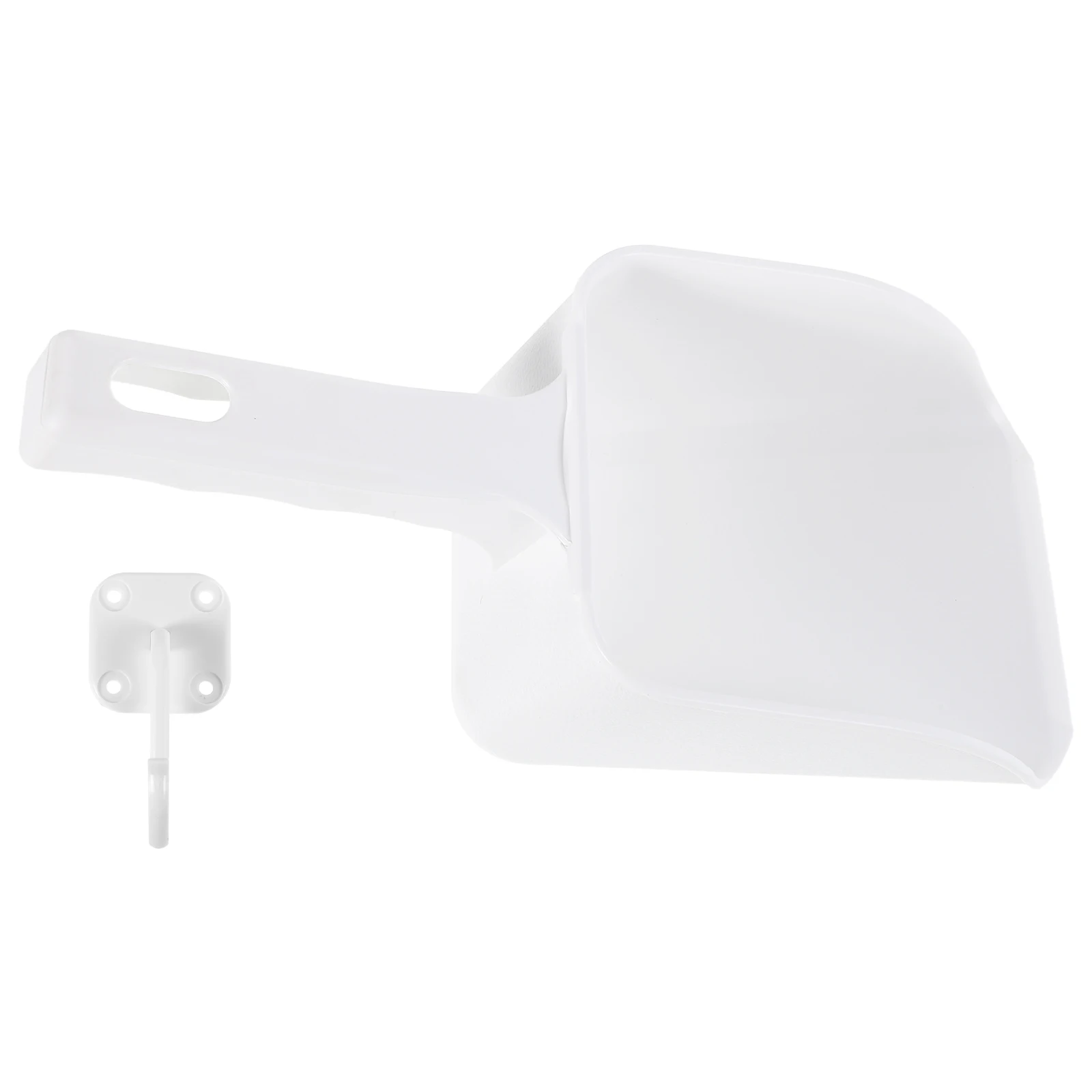 

1 Set Plastic Scoop With Hook For Kitchen Bar Party Freezer Ice Machine Small Ice Cube Suction Tool Multifunctional Stirring