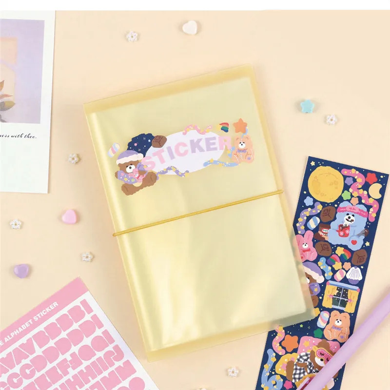 Fotoalben-Aufbewahrungsbilderbuch für 4 x 6 Fotos, transparenter Einband, Portfolio-Ordner für Postkarten, 30 Seiten, für 60 Bilder