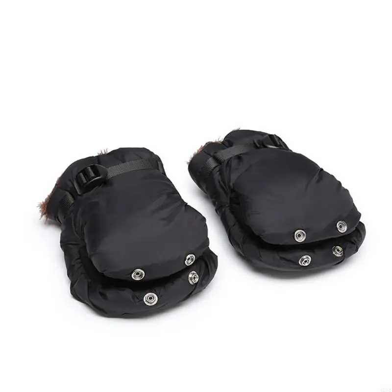 Baby Strollers Hand Muffs Soft & Warm Gloves for Parents Windproof Gloves Cold Weather Protective Mittens 1 Pair A2UB