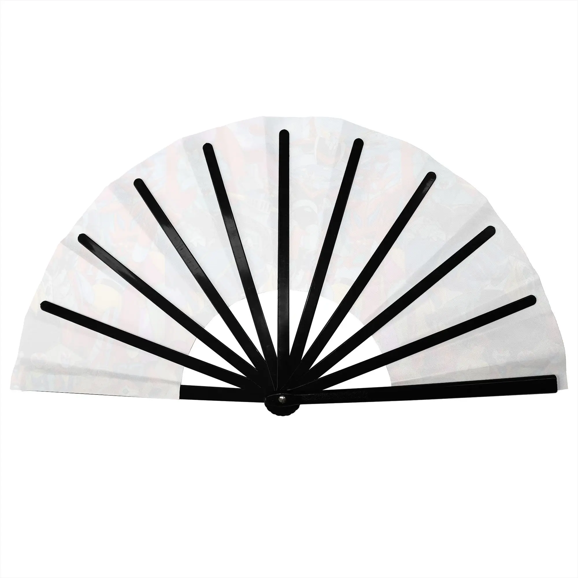 Customized Anime G-Grendizeres Comic Portable Pocket Fan Outdoor Polyester Folding Fan Chinese Dance Handheld Cooling Fans