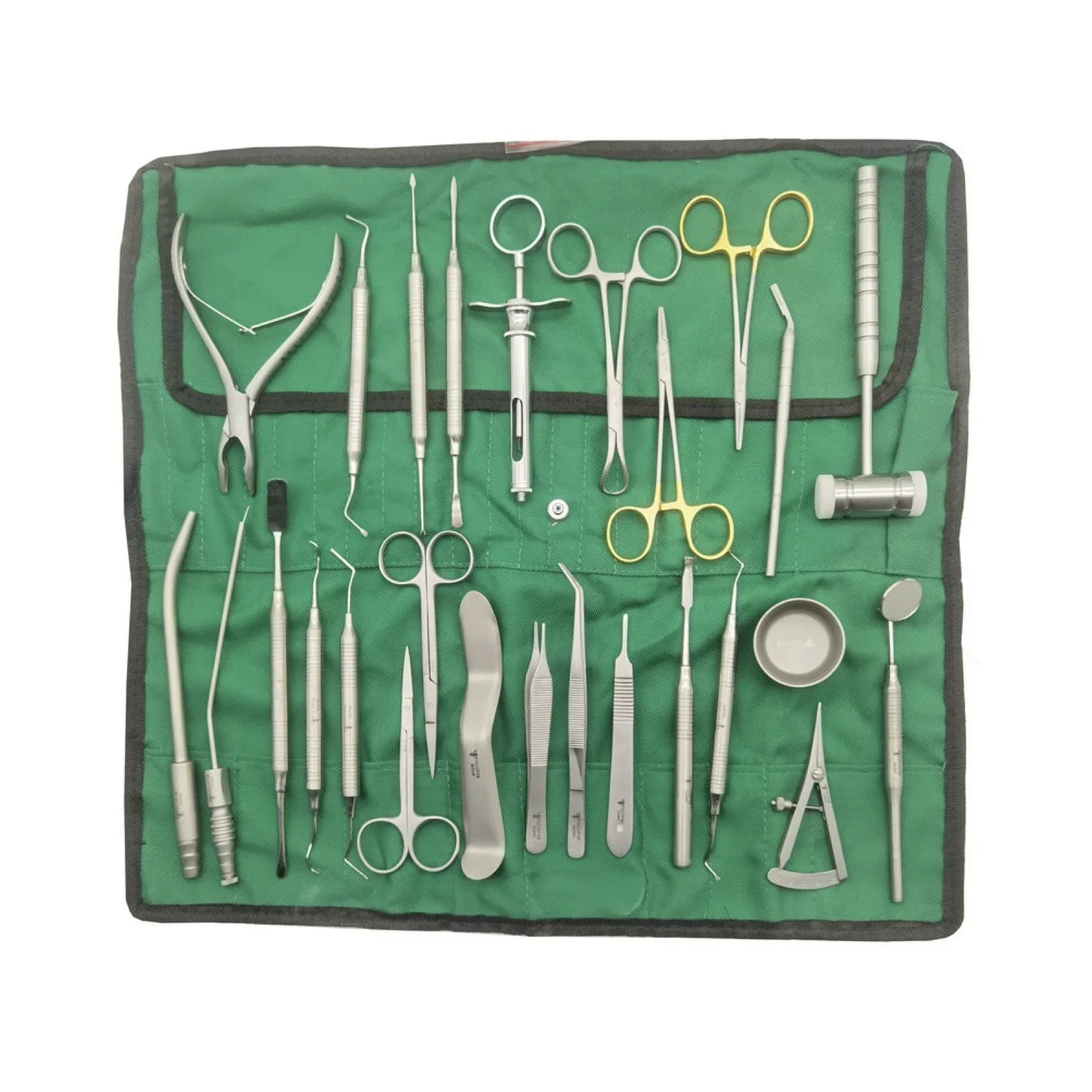 

KyrenMed 26PCS Universal Den tal Imp lant Kit Basic Instrument Set Den tal Imp lant Surgery Kit Den tist Surgical Tools Instrume