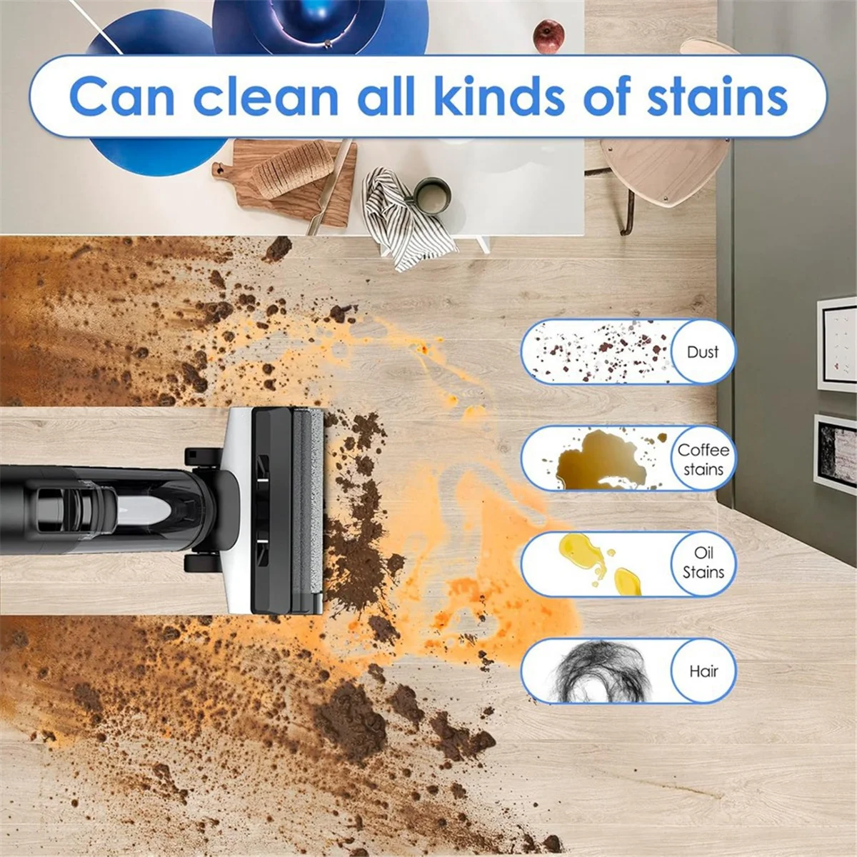 N38R_Spazzola a rullo e filtro per lavapavimenti Tineco Floor ONE S5/S5 Pro