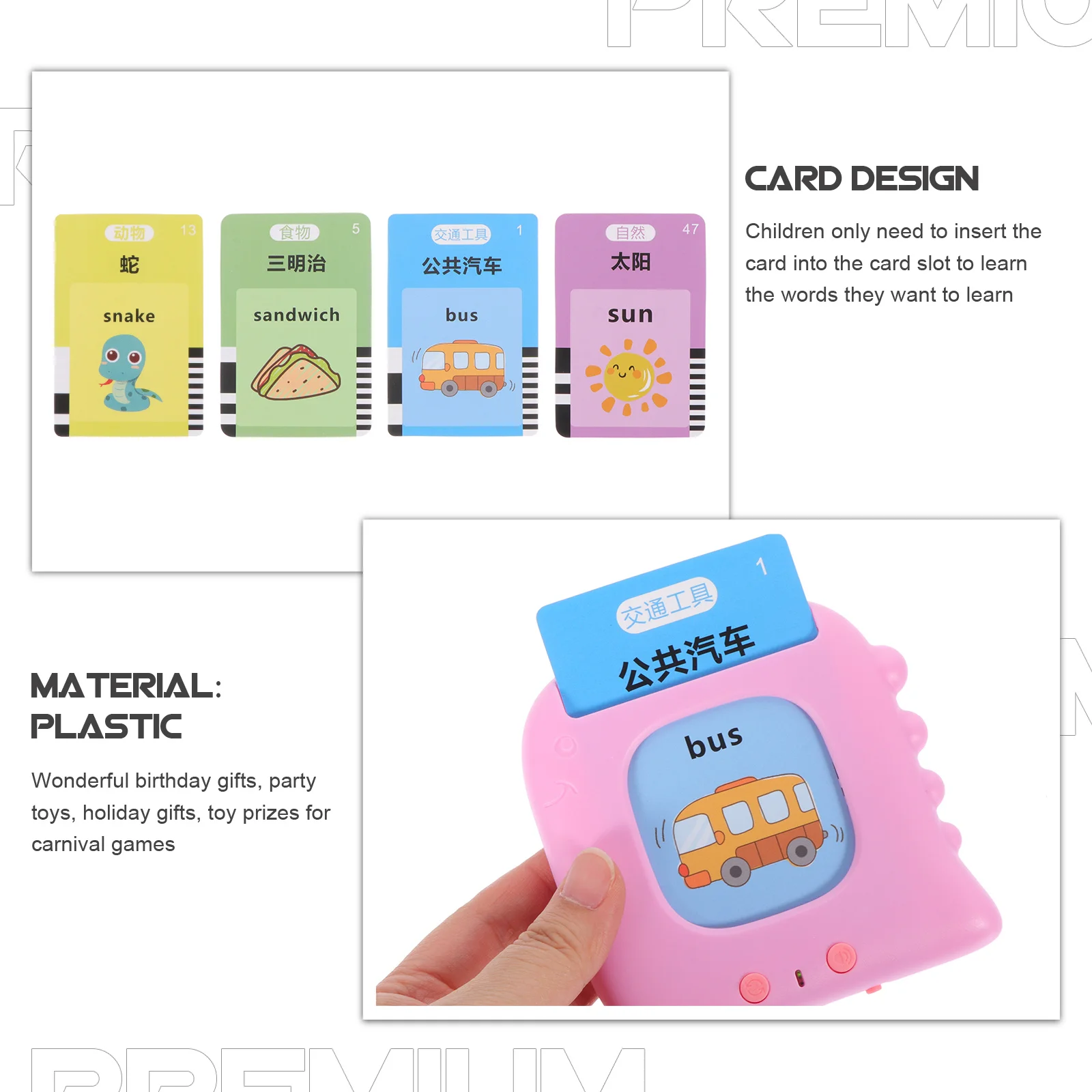 

1Set Learning Machine Early Device for Preschool Kids Interactive Language Learning Cognitive Speech Therapy