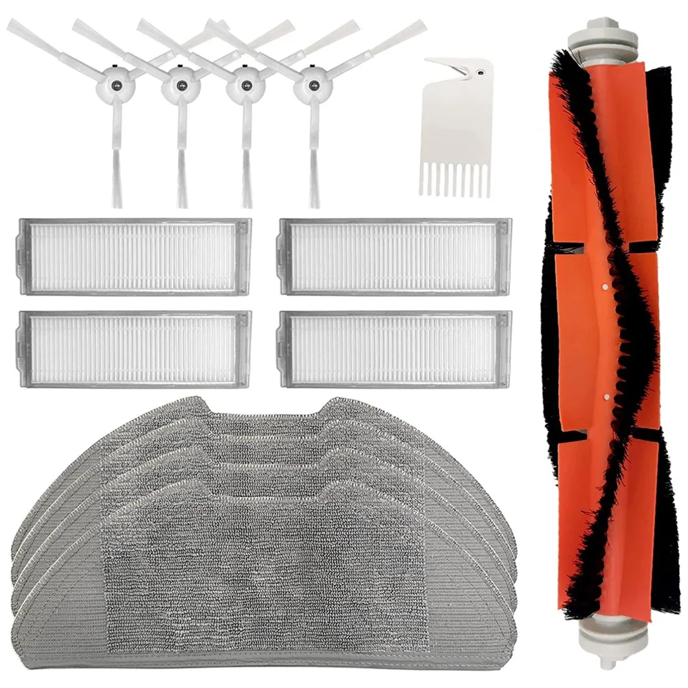 Aktion! Für Xiaomi Mi Robot Vacuum Mop 2 Pro Roboter-Staubsauger-Zubehör-Set, Hauptbürste, Reinigungstücher, Hepa-Filter, Seitenbürste