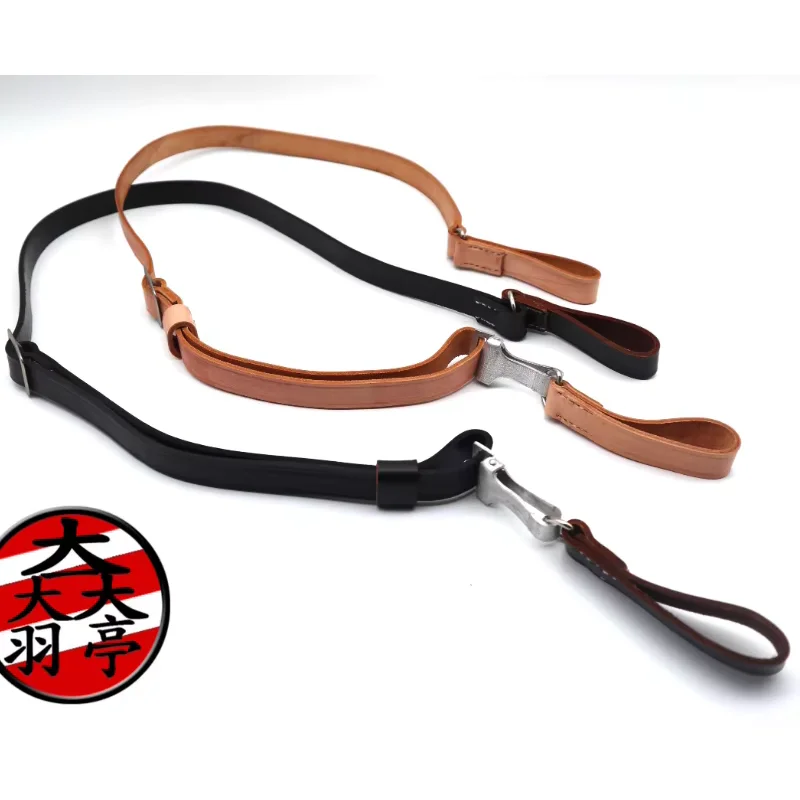 

German Crossbody Strap Belt Leather Metal Buckle