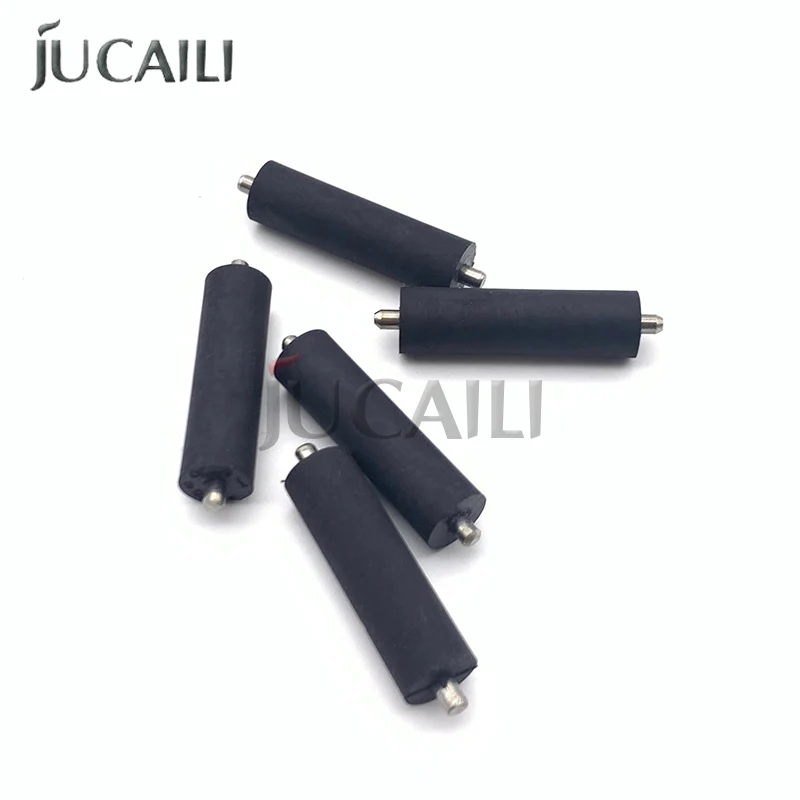 Jucaili 10Pcs Eco Solvent Printer Pinch Roller for Allwin Gongzheng Xuli Human Inkjet Printer Feeding Rubber Roller