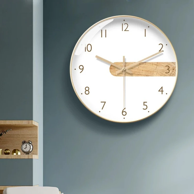 Office Luxury Wall Clock Beautiful Round Industrial Wall Clock Nordic Accessories Seating Room Dekor Zimmer Room Decoration