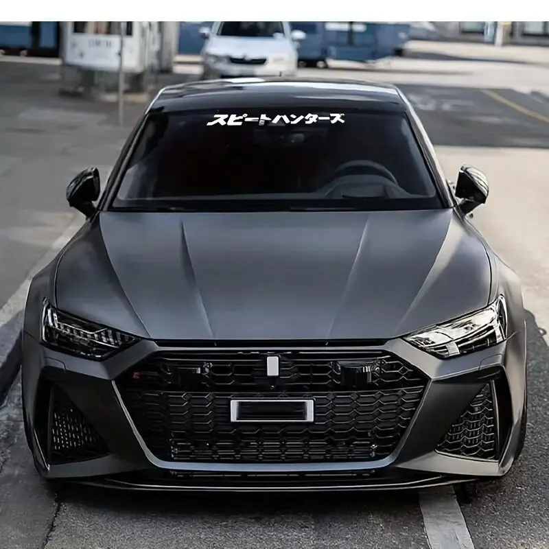 Japanese Style Car Front Window Sticker For JDM Street Racing Windshield Auto Stickers Decals Decor view 6