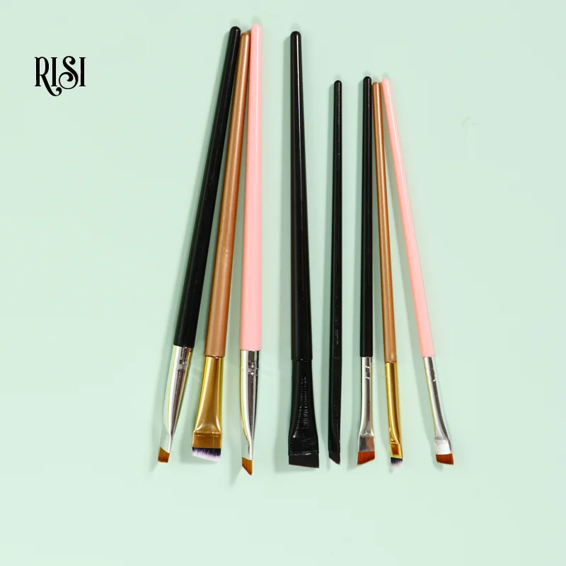 RISI Augenbrauen-Eyeliner-Pinsel, superdünner Kosmetik-Liner-Pinsel für Augenbrauen, Make-up-Pinsel, Augenbrauenpinsel