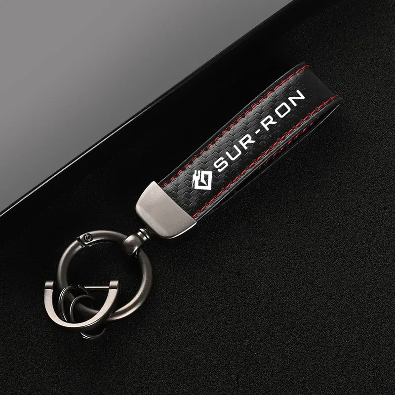 For Surron Sur-ron light bee lightbee x 2021 2022 2023 Custom LOGO High-Grade Carbon Fiber Motorcycle Keychain