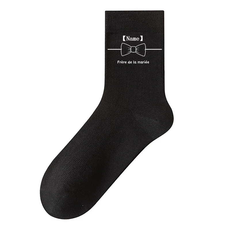 High Quality Soft Comfortable Pure Cotton OEM Socks Middel Tube with Custom Printing Plus Size Fits for 40 to 48 Feets