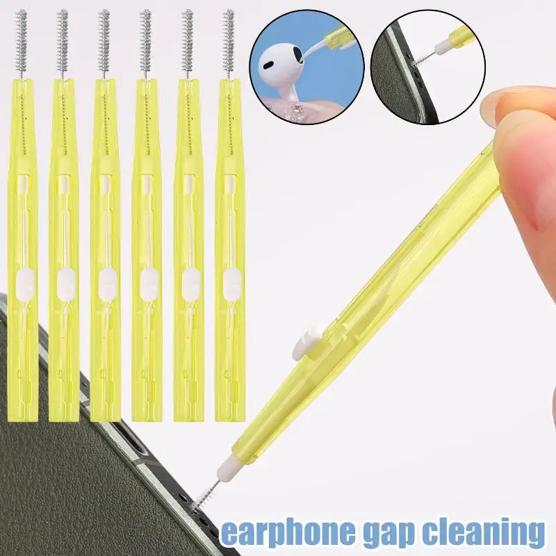 【Multifunctional 2 In 1 Earbuds Earphones Cleaning Brush Mobile Phone Headset Anti-clogging Cleaner Kit Cleaning Tools】
