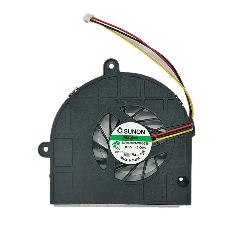 New CPU Cooling Fan for Asus K43T K43B K53B K53BY K53T A53U X53U X53B Laptop Cooler Fan FAN MF60120V1-C250-G99