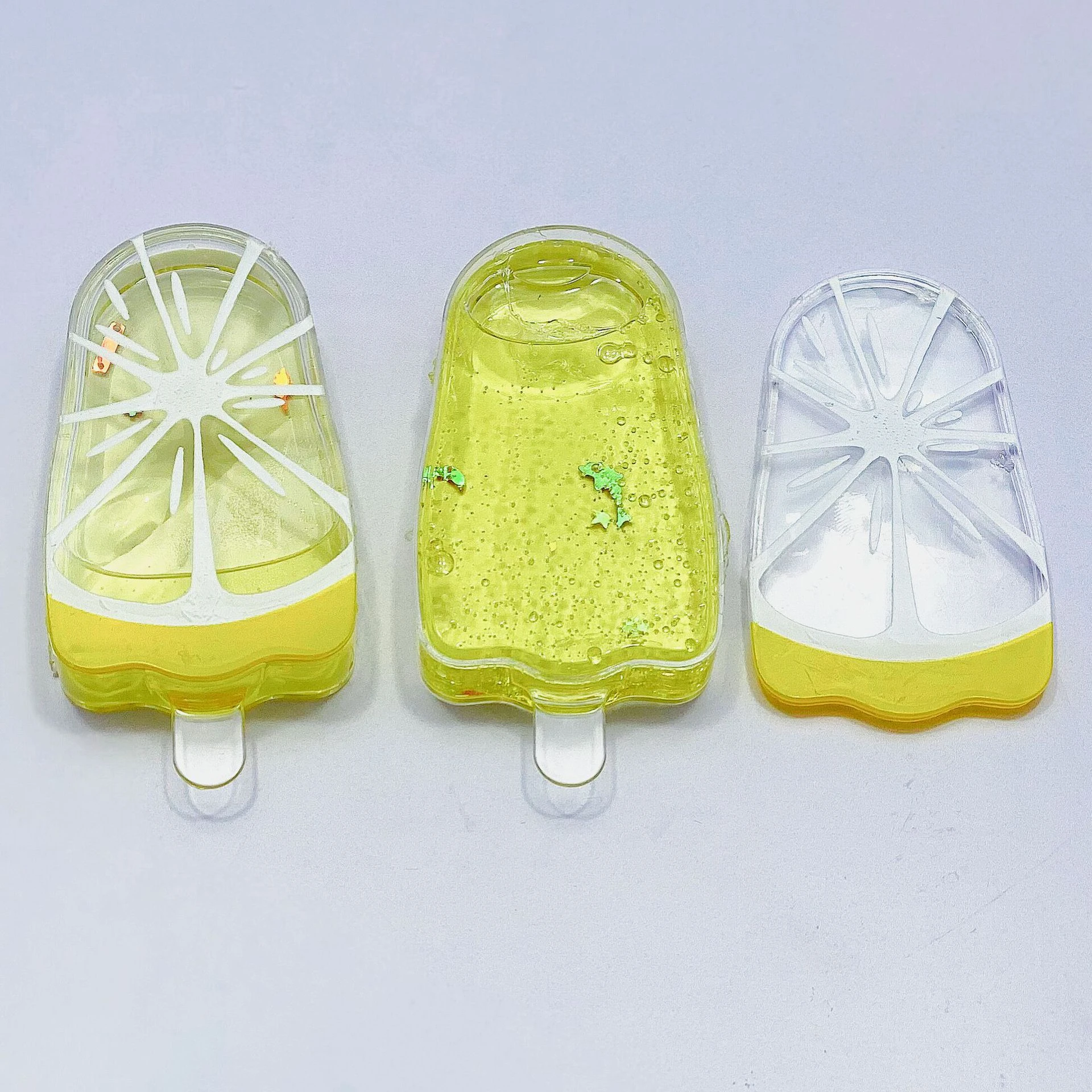 36PCS Small Stick Ice Cream Foam Glue Fun Fruit Ice Cream Crystal Mud with Fragrance and High Aesthetic Value Toy Multi-color