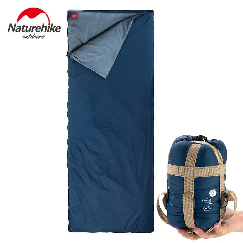 Naturehike Outdoor Ultralight Envelope Single Sleeping Bag Cotton Breathable 1 Person Camping Sleeping Bags Can Splicing Travel