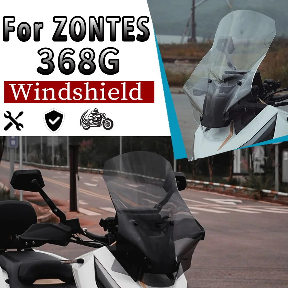 Transparent high windshield for ZONTES 368G motorcycle modification G 368