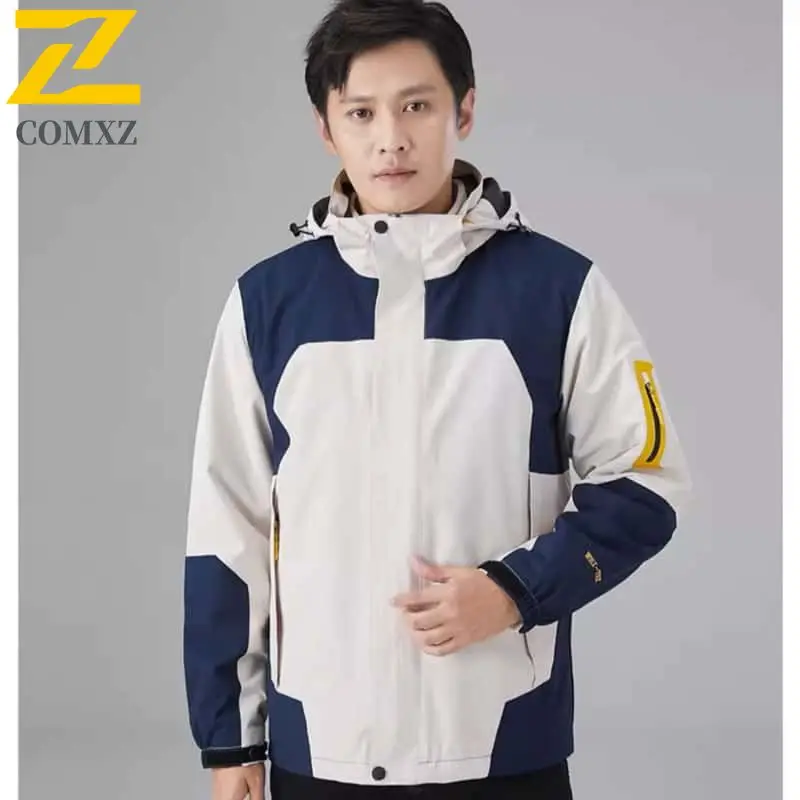 

Couple Charge Jacket Spring New Fashionable Versatile Windproof Waterproof Breathable Hooded Jacket Outdoor Mountain Camping Top