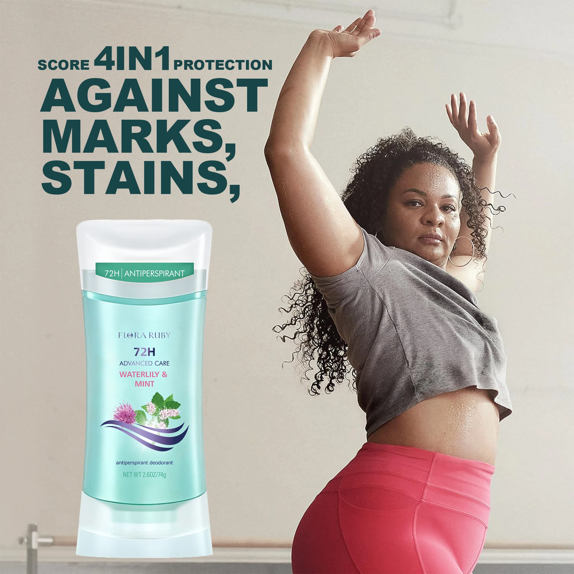 Antyperspirant Dezodorant dla Kobiet i Mężczyzn, 72H Zaawansowana Pielęgnacja, Usuwa Nieprzyjemny Zapach Ciała, Odporny na Pot Pod Pachami, Odświeżający i Suchy. Świeży Zapach