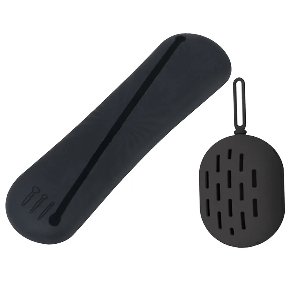 1 set 1 Set Makeup Brush Holder Silicone Sponge Organizer Case For Travel Portable Beauty Tool Storage Ventilation Holes