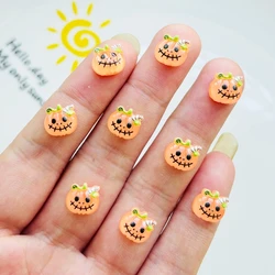 50pcs Cartoon Gothic Halloween style horror art pumpkin head Flat Back Resin Scrapbooking Jewelry Decoration Accessorie A37