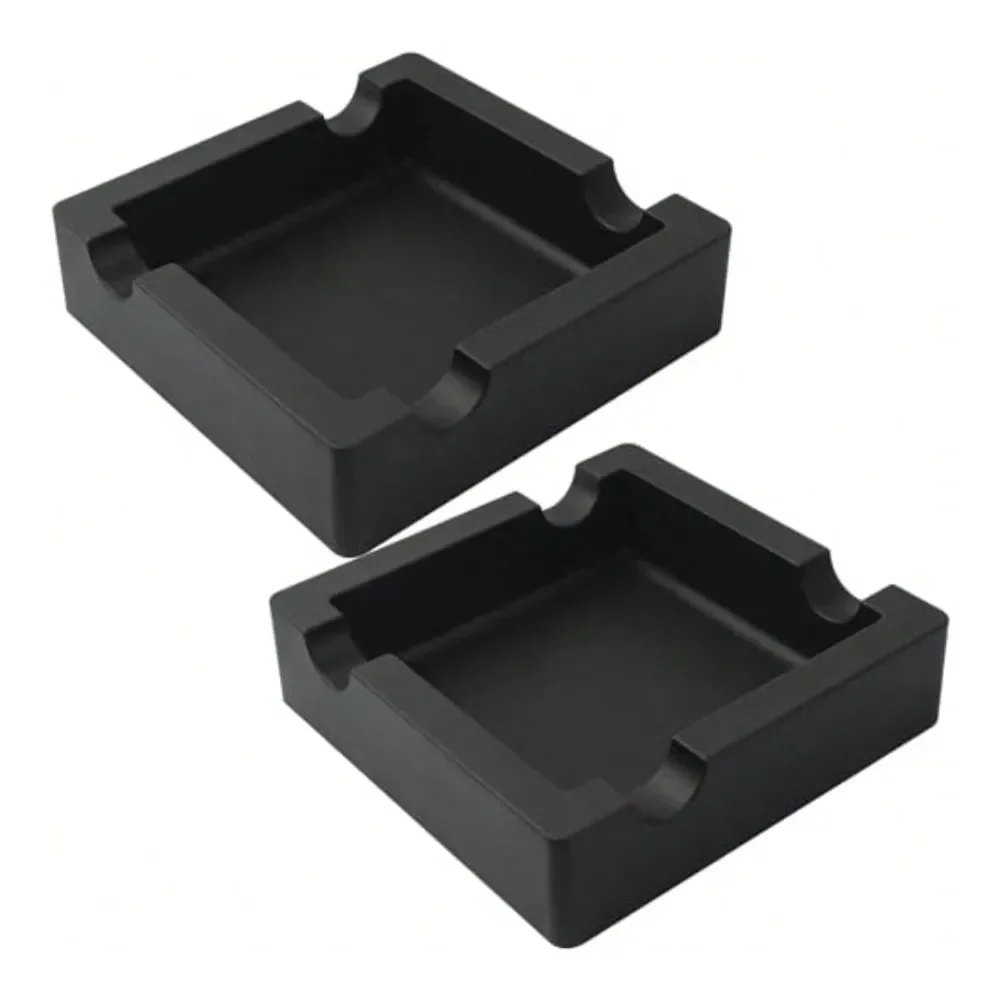

Cigar Ashtrays Unbreakable Large Ring Gauge Silicone Ashtrays For Patio Outside Indoor Home Decor With 4 Rest Cigar Holder Ash