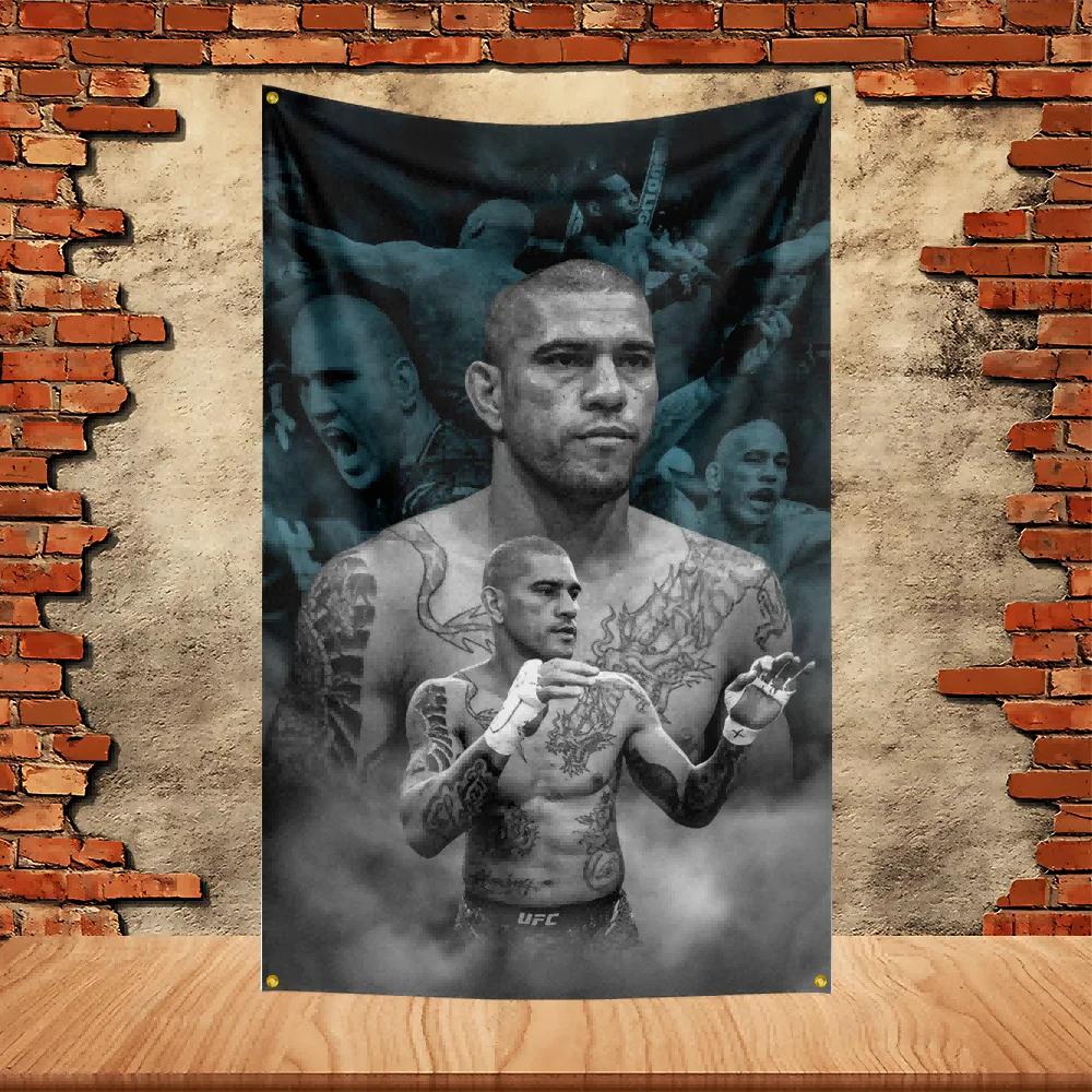 90X150ft Alex Pereira Poatan Boxing Party Flag Polyester Printed Flag Banner Tapestry for Garden Garage Decoration Concert Flag