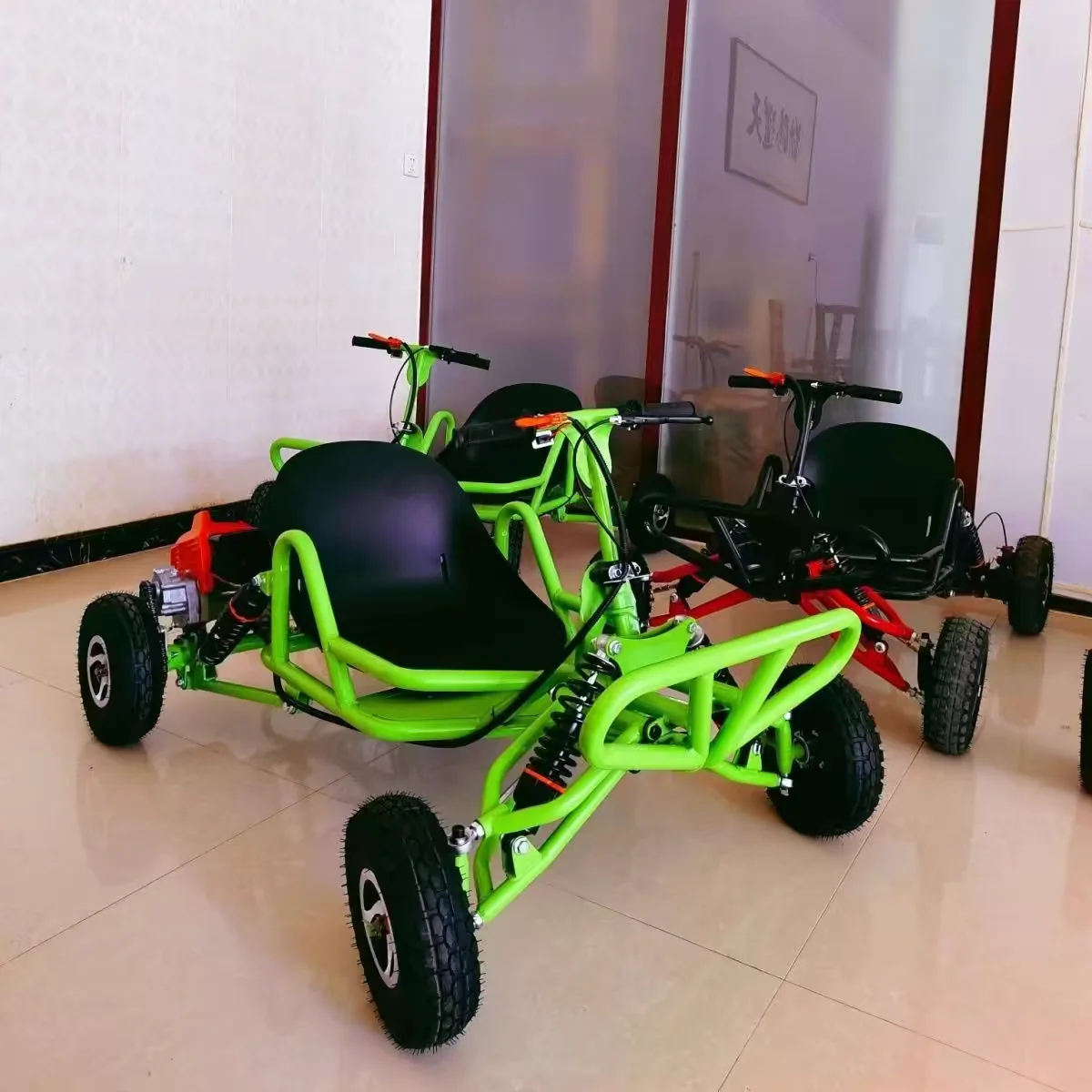 

Offroad Petrol Go Kart All Terrain Vehicle Buggy Four Wheel Adult Kids Drift Racing Car