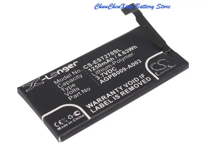 Batteria Cameron Sino 1250mAh AGPB009-A003 per Sony Erison Lotus, ST27a, ST27i, Xperia advance, Xperia go, Xperia ST27